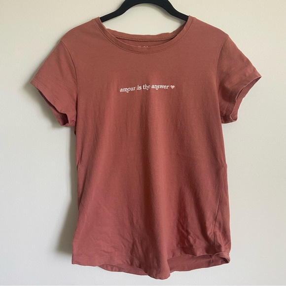 Abercrombie & Fitch ‘amour is the answer’ Tee SIZE MEDIUM - Picture 3 of 5